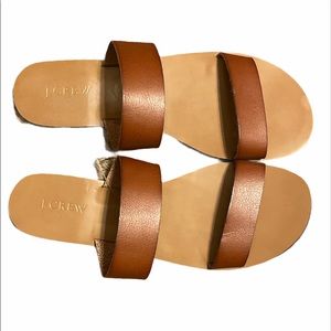 J. Crew double strap slide sandal